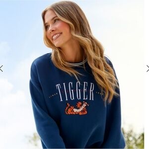 Navy Tigger Graphic Sweatshirt